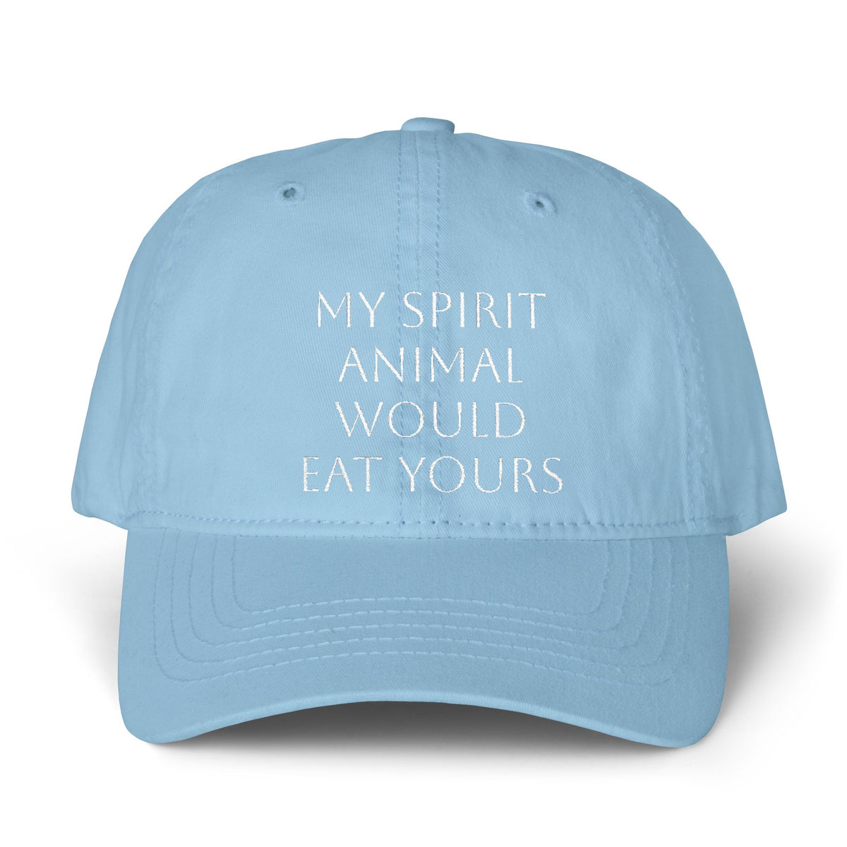MY SPIRIT ANIMAL WOULD EAT YOURS-with decorative undervisor