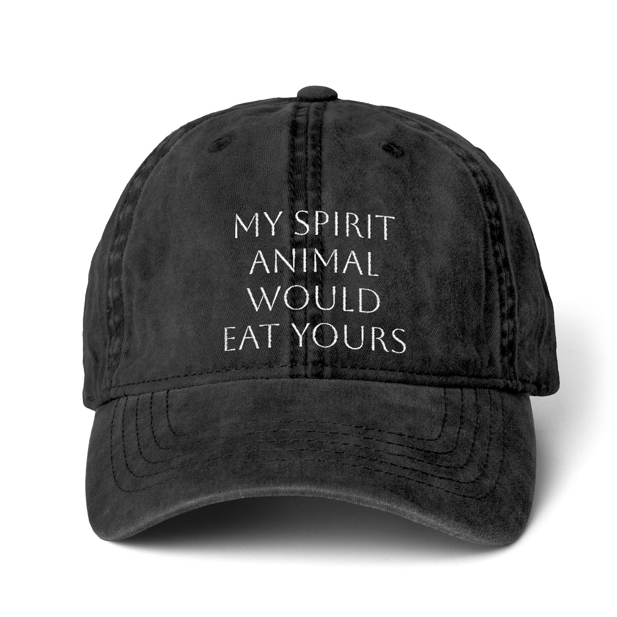 MY SPIRIT ANIMAL WOULD EAT YOURS-with decorative undervisor
