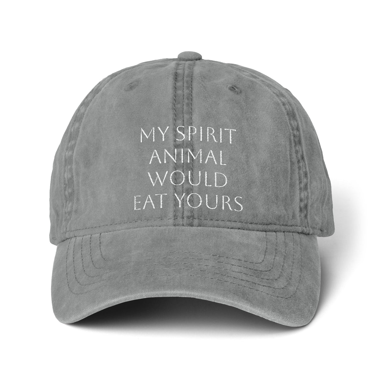 MY SPIRIT ANIMAL WOULD EAT YOURS-with decorative undervisor