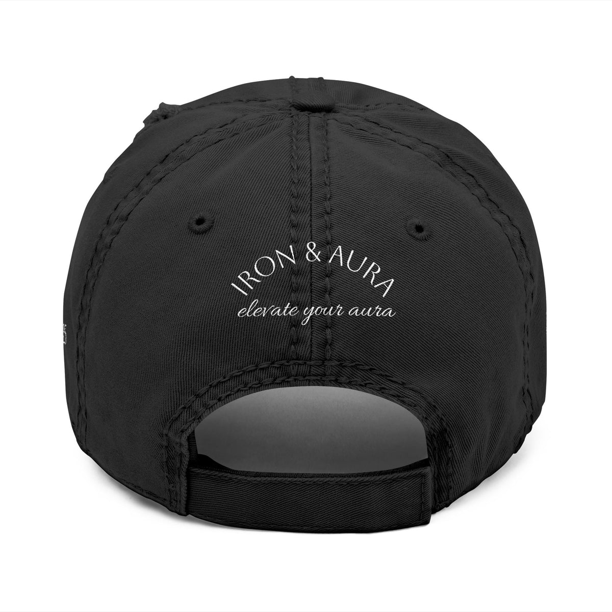 Cant fuck with my aura- 1111 Distressed Hat