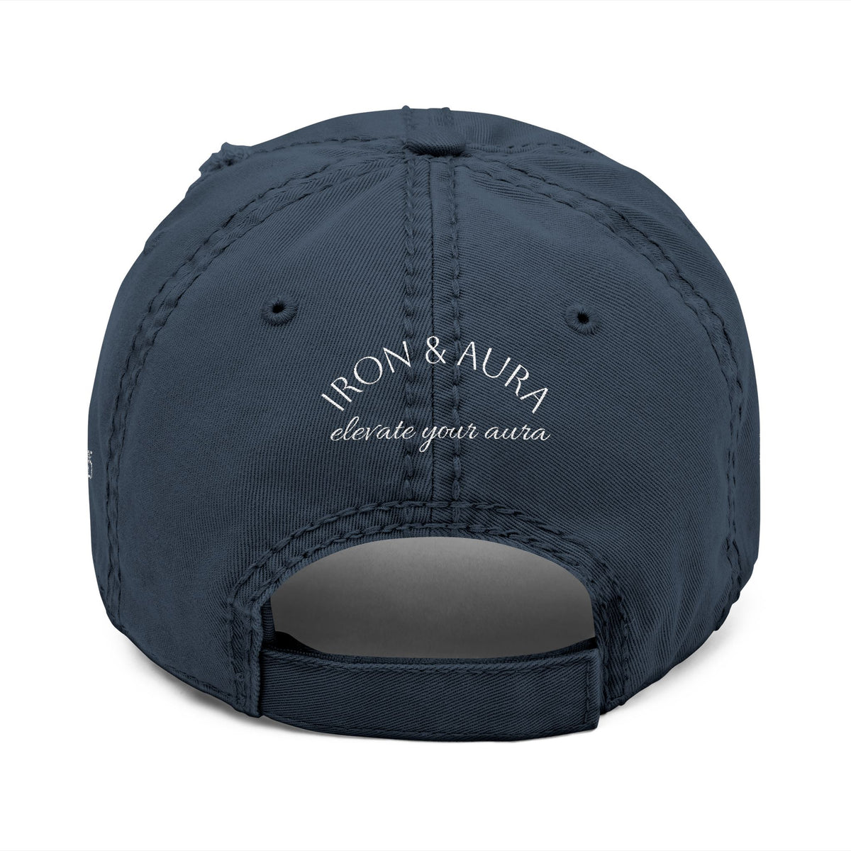 Cant fuck with my aura- 1111 Distressed Hat
