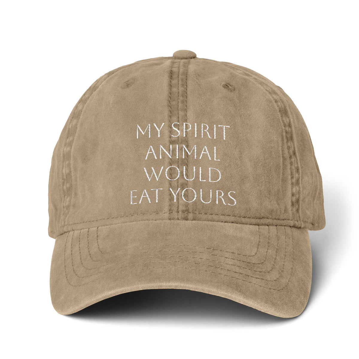 MY SPIRIT ANIMAL WOULD EAT YOURS-with decorative undervisor