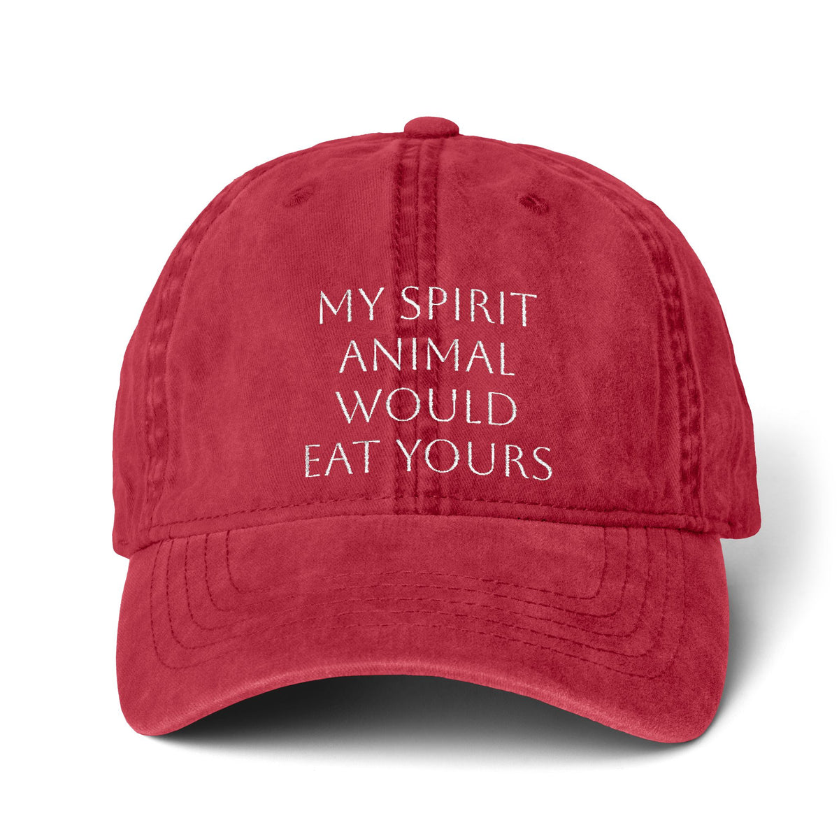 MY SPIRIT ANIMAL WOULD EAT YOURS-with decorative undervisor
